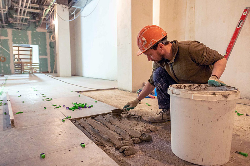 Flooring and tile installation